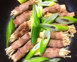 白飯そそる♡豚巻きえのき♡甜麺焼肉だれ作り方4写真