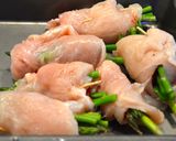 ドライトマトとアスパラガスの鶏胸肉巻き作り方2写真