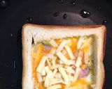 食パンくり抜きおかずパン作り方4写真