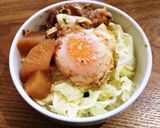 ゆるダイエットぶり大根おとし玉子丼作り方5写真