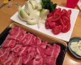 トマトすき焼き　〆のパスタも美味しい作り方1写真