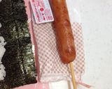 コンビニのフランクフルトでおにまき作り方1写真