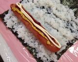 コンビニのフランクフルトでおにまき作り方4写真