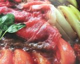 トマトすき焼き　〆のパスタも美味しい作り方6写真