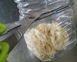 空のペットボトルで、楽チン、水パスタ♪作り方6写真