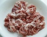 ご飯に良く合う☆　豚こまの甘辛炒め作り方1写真