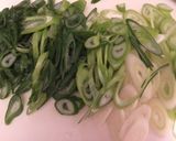 ネギと桜エビの春色パスタ 柚子胡椒風味作り方1写真