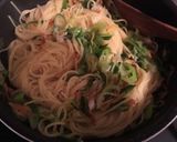 ネギと桜エビの春色パスタ 柚子胡椒風味作り方5写真