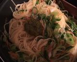 ネギと桜エビの春色パスタ 柚子胡椒風味作り方6写真