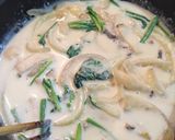 ＊ほうれん草のクリームパスタ＊作り方4写真