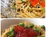 梅と納豆とおくらのパスタ作り方4写真