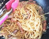 茹でる手間なし！モチモチ濃厚カルボナーラ作り方5写真