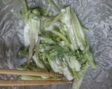 春5番目の山菜・シャクの天ぷら作り方5写真
