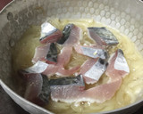 鰆と玉ねぎの卵とじ作り方2写真