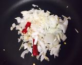 菜の花のガパオ風どんぶり♪作り方2写真