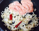 菜の花のガパオ風どんぶり♪作り方3写真