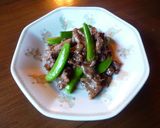 牛肉とスナップえんどうのオイスター炒め♪作り方5写真