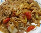 ガッツリいただくゴマ豚にゅうめん。作り方6写真