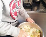 お弁当に、枝豆たぬきおにぎり。作り方3写真