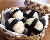 お弁当に、枝豆たぬきおにぎり。作り方4写真