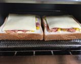 ベーコン&コーンでボリューム満点トースト作り方5写真