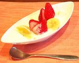 ☆カフェ風 フルーツヨーグルト いちご作り方4写真