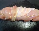 鶏胸肉でミックスベジとチーズ巻き♪作り方4写真