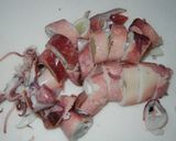 マヨネーズ in でふんわりお好み焼き作り方1写真