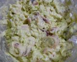 マヨネーズ in でふんわりお好み焼き作り方4写真