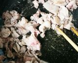 紫キャベツと豚肉のおろしポン酢バスタ作り方11写真