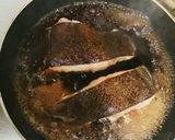 簡単フライパンでカレイの煮付け作り方2写真