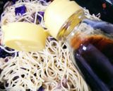 紫キャベツと豚肉のおろしポン酢バスタ作り方15写真