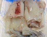 小いかとあおさの塩レモン和え作り方1写真