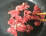 ほっこり♫牛肉とゴボウ、コンニャクの煮物作り方7写真