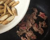 ほっこり♫牛肉とゴボウ、コンニャクの煮物作り方8写真