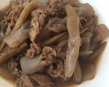 ほっこり♫牛肉とゴボウ、コンニャクの煮物作り方13写真