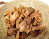 ごぼうと豚バラの炊いたん作り方6写真
