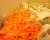 アスパラと挽肉♪バター醤油味のパスタ作り方3写真