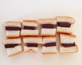 パンの耳❤チョコサンドパン❤作り方3写真