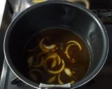 肉じゃがの残り汁でリメイク！牛丼！作り方5写真
