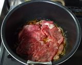 肉じゃがの残り汁でリメイク！牛丼！作り方7写真