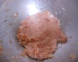 シュウマイ　　鶏ミンチ　簡単私流作り方1写真