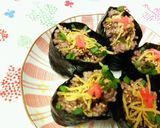 焼肉のタレで☆おもてなしに一口おにぎり♪作り方3写真