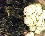 ヘルシー！わかめときゅうりのキムチ和え作り方1写真