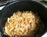 鳥挽肉入り切干し大根作り方5写真