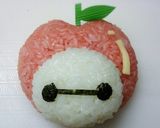 簡単キャラ弁❃ベイマックス♡りんご作り方7写真
