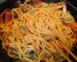 ワタリガニとあさりのトマトクリームスパ作り方13写真