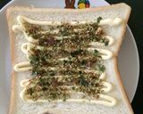 ☆ズボラ飯☆file6 ふりかけトースト作り方1写真