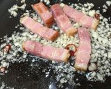 キャベツとベーコンの和風パスタ作り方2写真