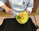 麺をサンドでモダン焼き！作り方1写真